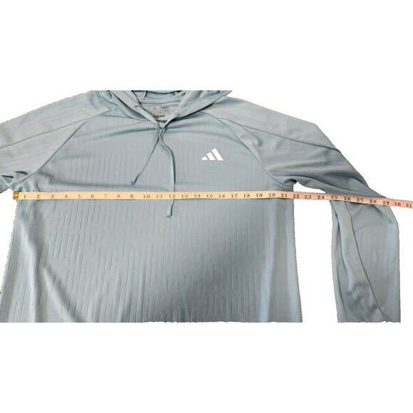 Adidas Women's MTBR Running Hoodie Sweatshirt | Blue, Size L, EUC - Picture 4 of 6